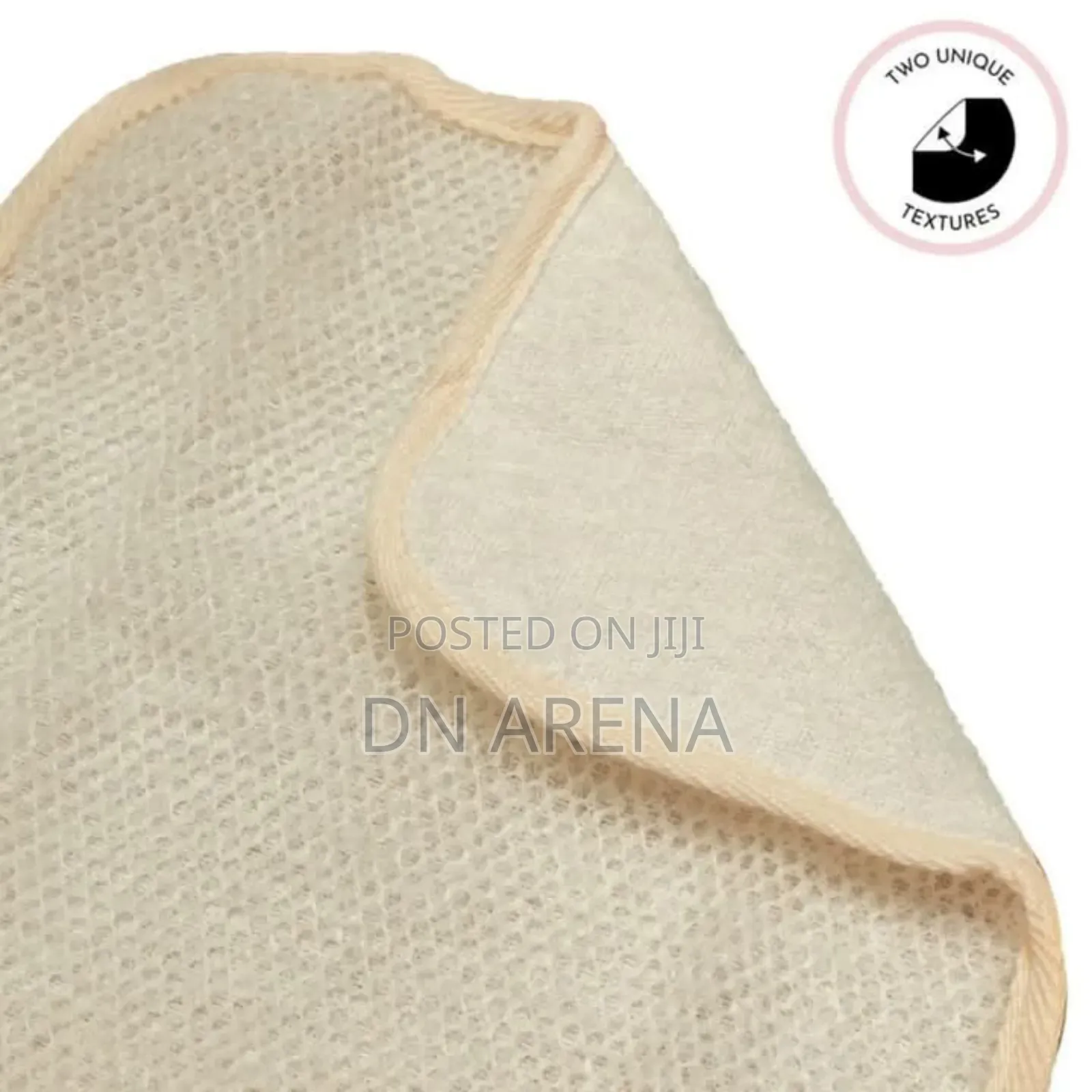 Dual-Sided Exfoliating Washcloths 9.9 Inch X 9.9 Inch 3 Pack