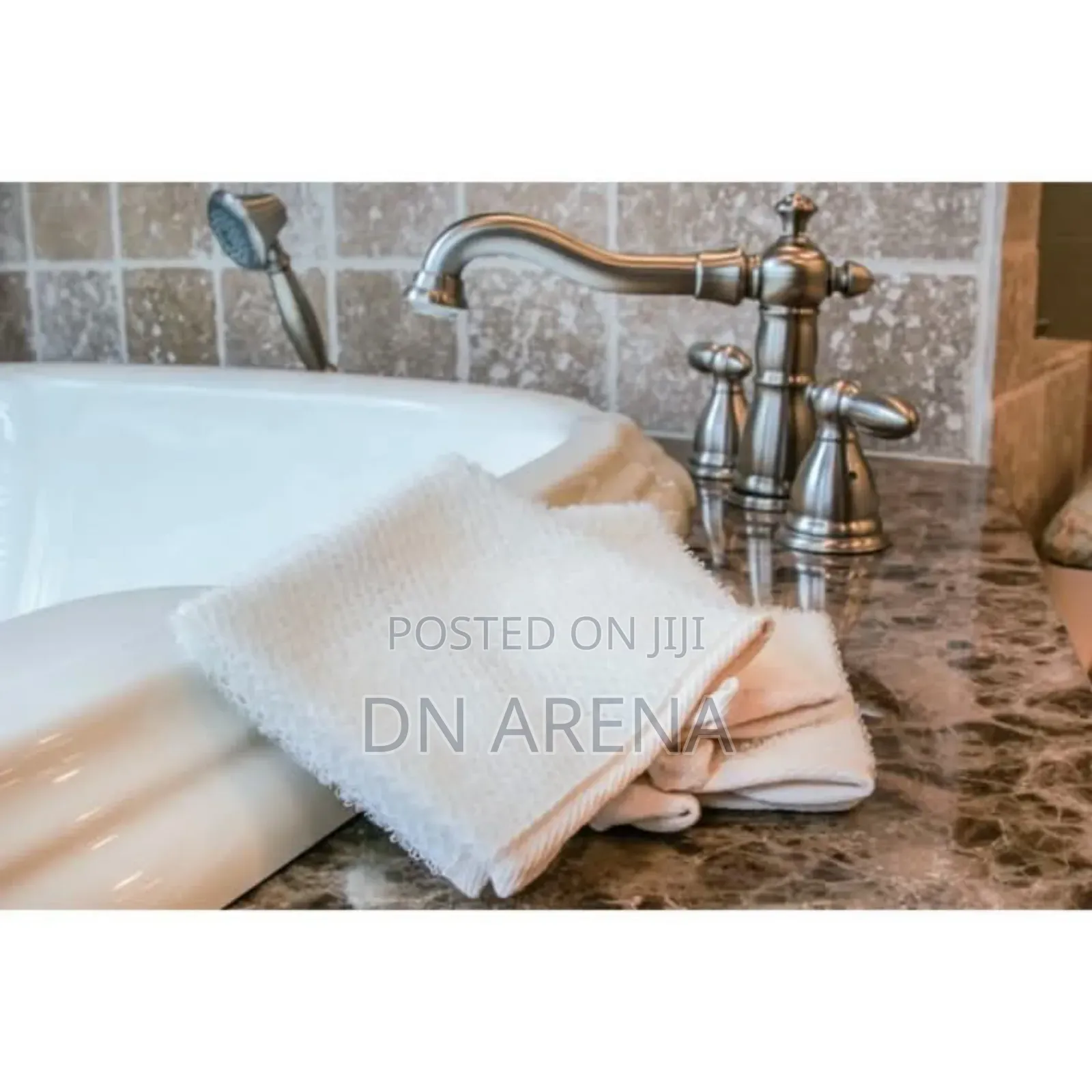 Dual-Sided Exfoliating Washcloths 9.9 Inch X 9.9 Inch 3 Pack