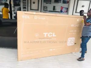 Compact Design With Black TCL UHD TV