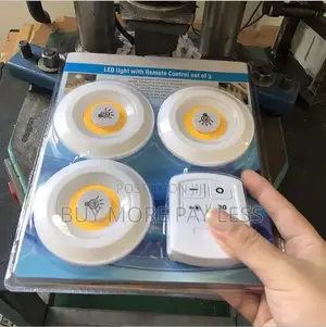 3piece Led Wall Sticker Light. Wireless Battery Operated