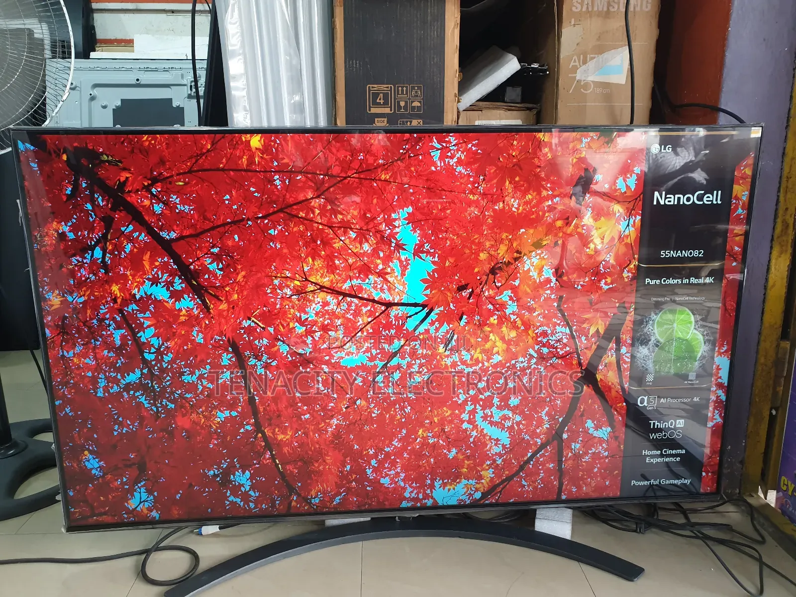 55"Edgeless LG Nanocell Uhd HDR Smart Satellite TV