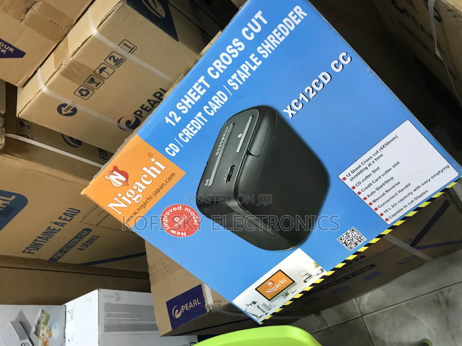 Shop Design Nigachi Paper Shredder 12sheet Cross Cut