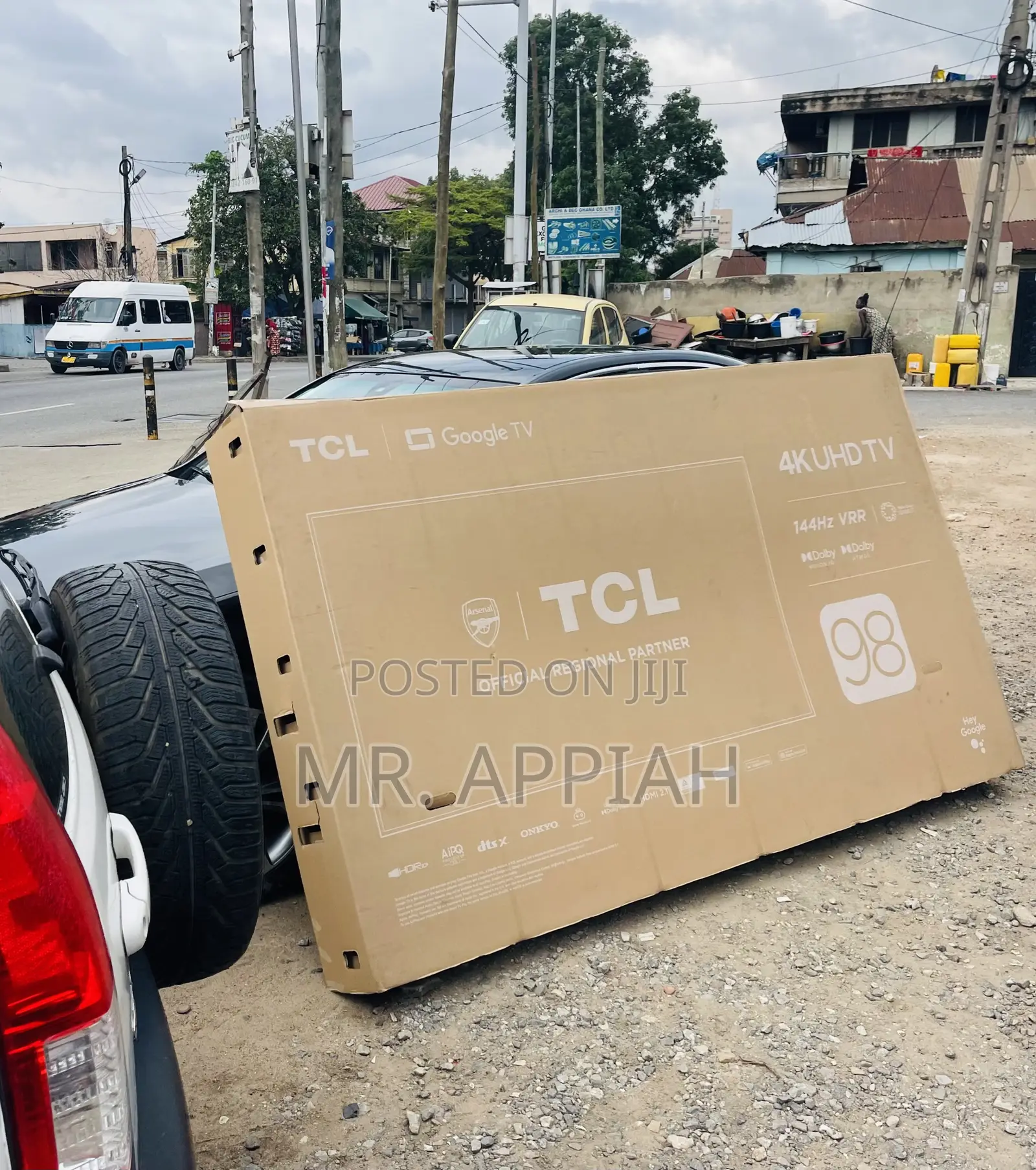 Brand New TCL 98p745 98 Inch Uhd Smart Android Tv.