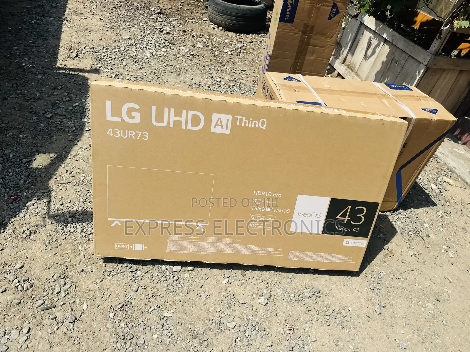 High Quality Sleek Slim UHD Smart Lg 43” UR73
