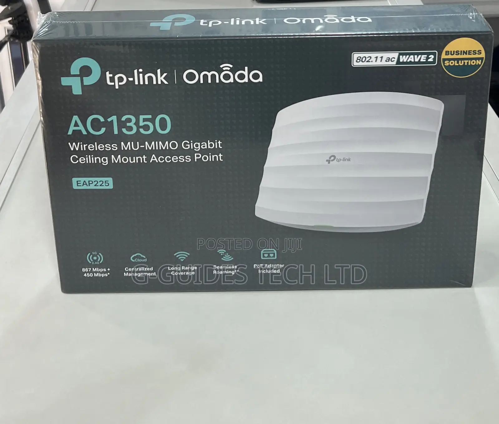 Tp-Link Eap225 Ac1350 Gigabit Ceiling Mount Access Point
