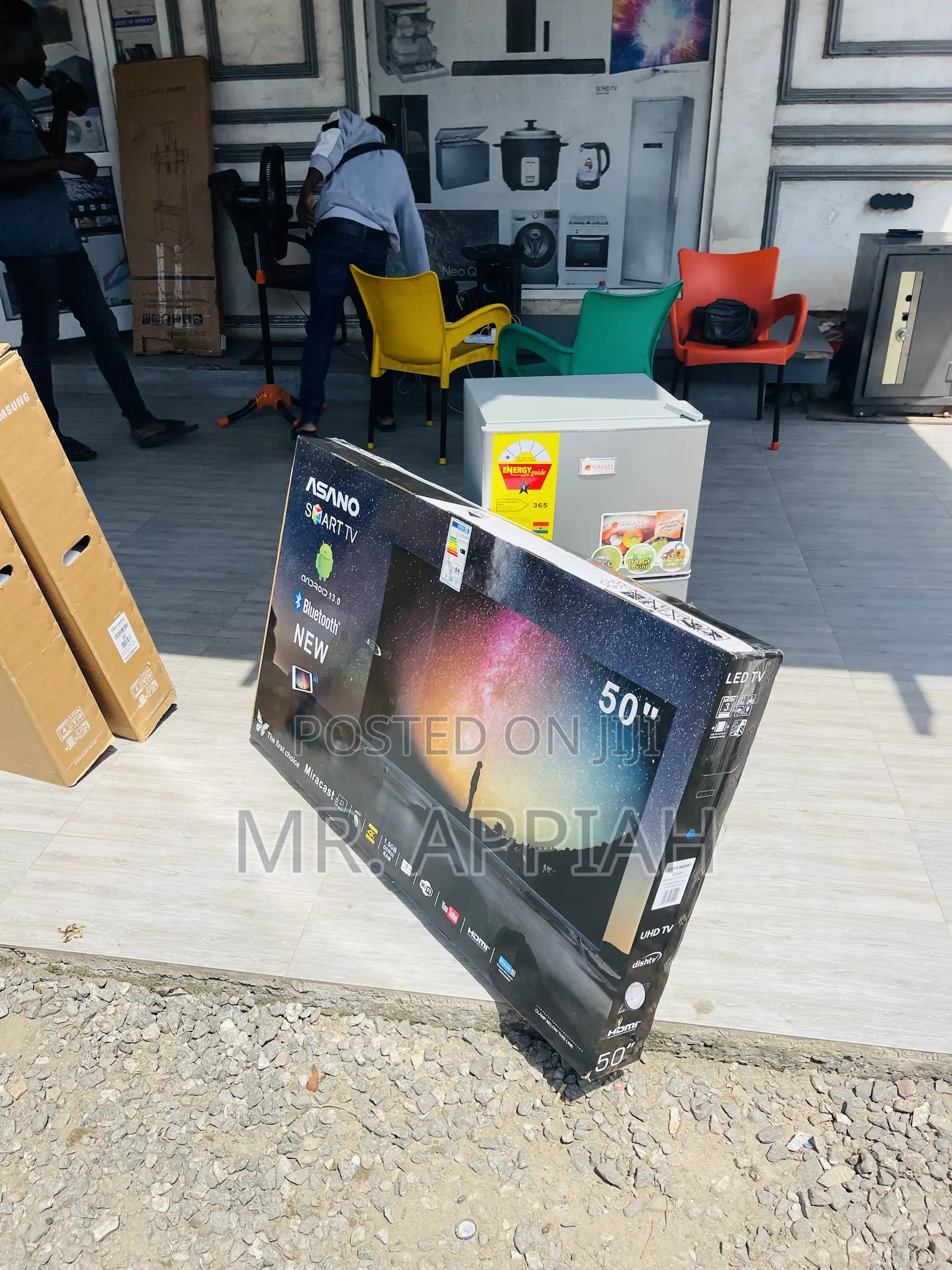 Order Original Asano 50 Inch Uhd Smart Electric Tv.