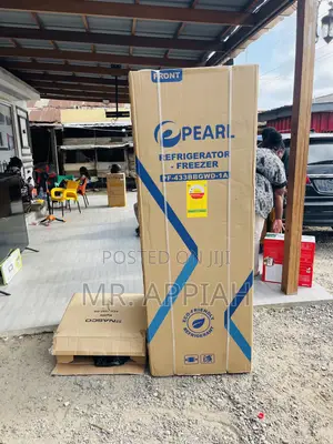 Brand New Pearl Pf-433bbg Double Door Fridge.🙁