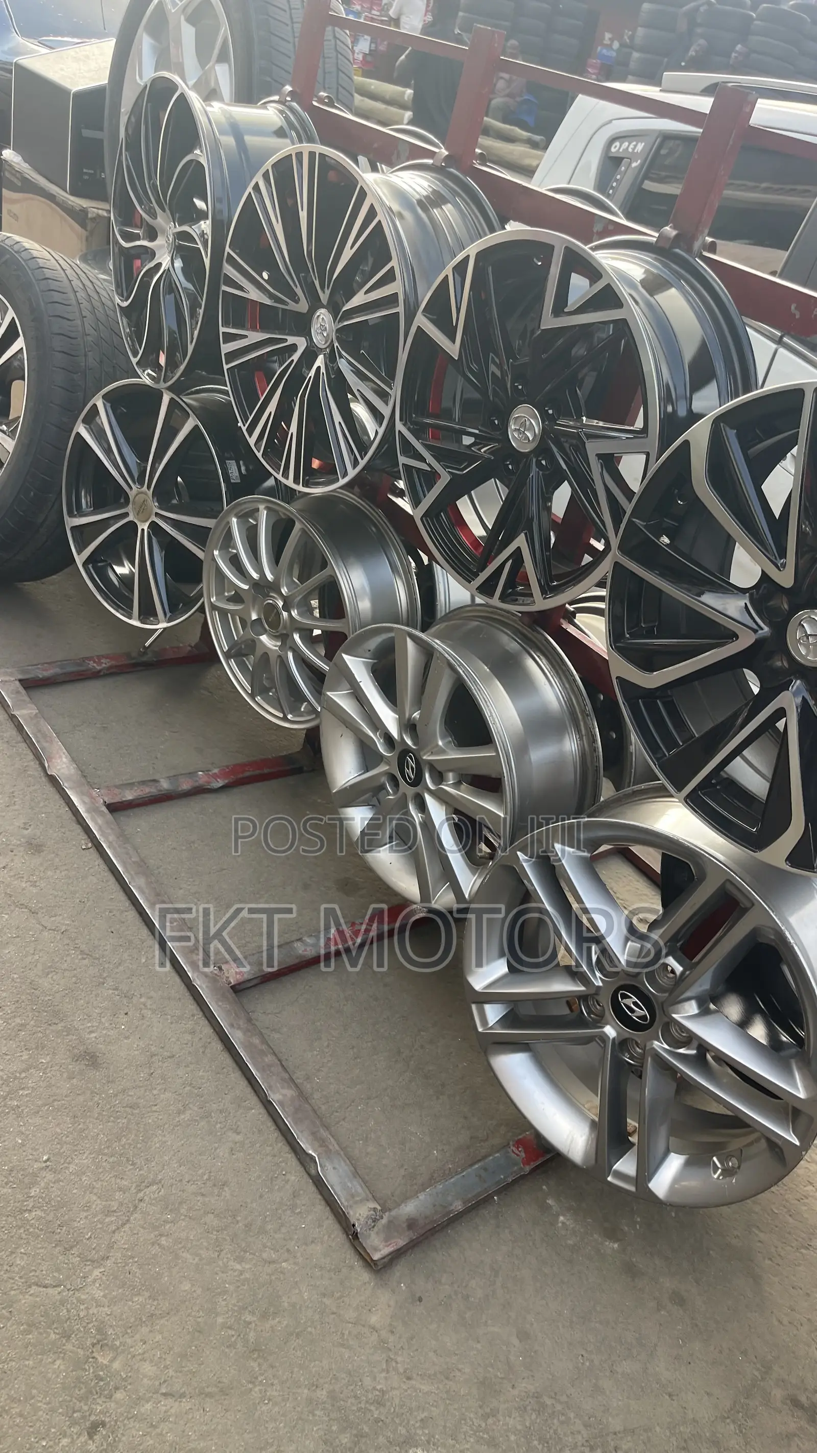 Toyota,Benz,Hyundai,Bmw,Honda,Kia(All Set of Rims Available)