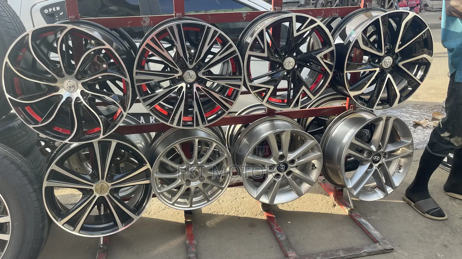Toyota,Benz,Hyundai,Bmw,Honda,Kia(All Set of Rims Available)