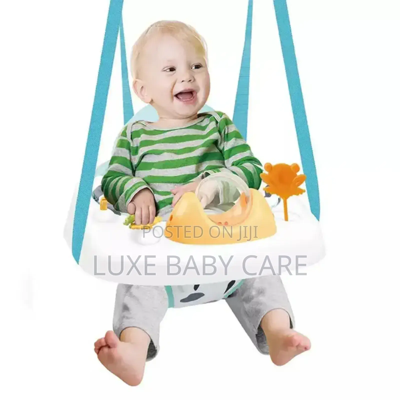 2-in-1 Doorway Jumper, Music Lights for Babies,