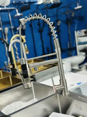 Complete Kitchen Sink + Pull Out Tap - Quality Silver Sink