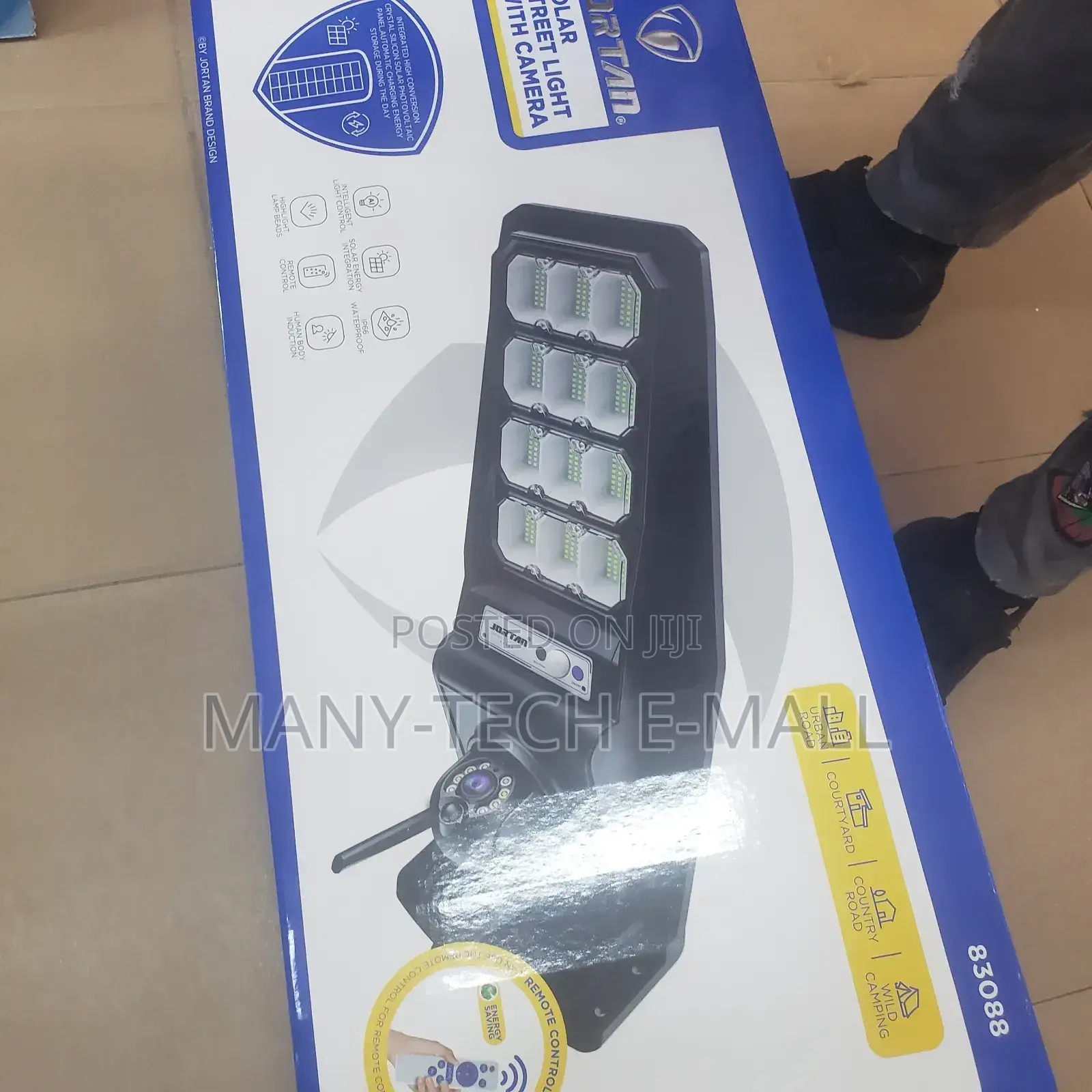 Solar Street Light With CCTV Camera. Remote Control