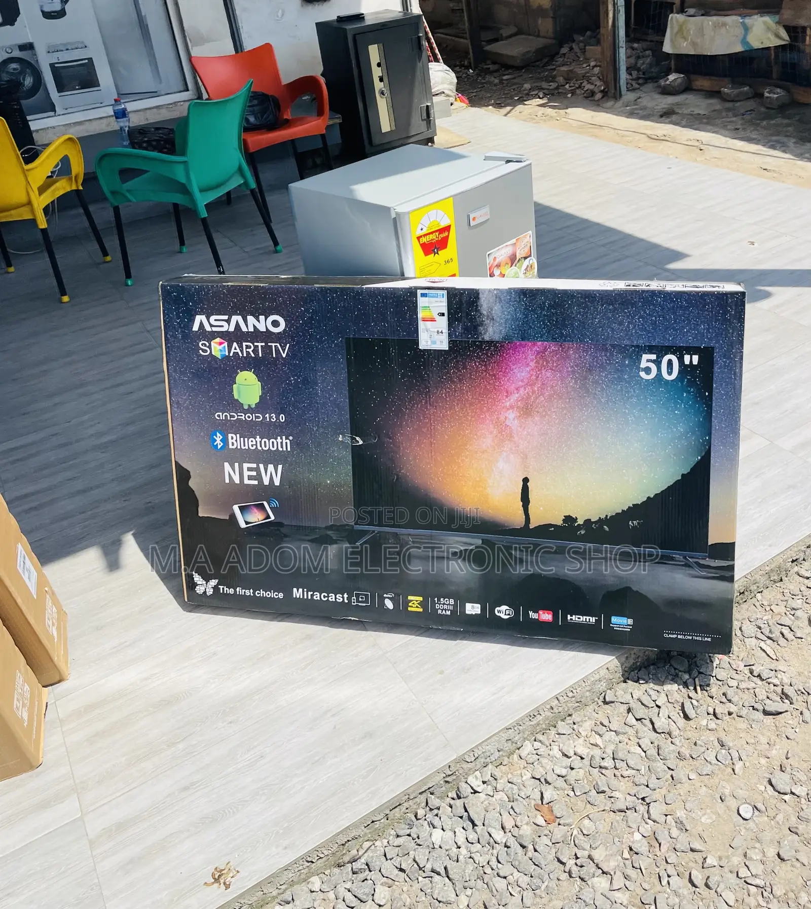 Order Classic Asano 50 Inch Uhd Smart Electric Tv.