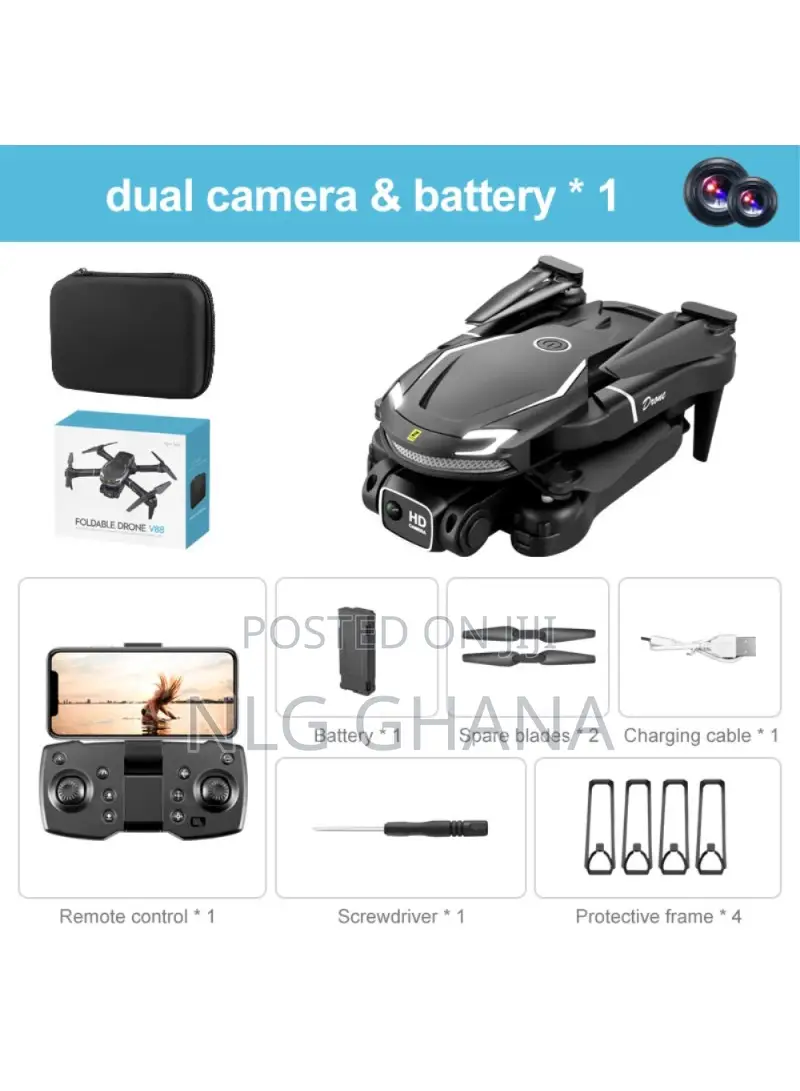 HD Dual Camera Aerial Photo Rc Drone 2.4ghz Folding 4ch Airc