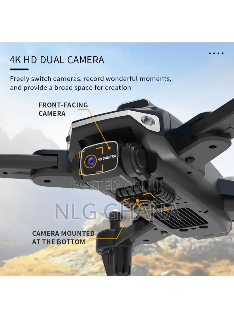 360° Dual Camera Folding Drone With Remote Controller H10