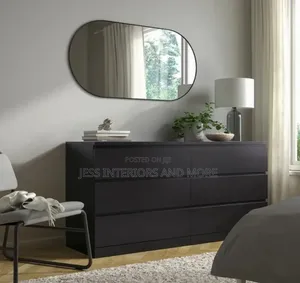 Dresser 6 Drawer (Black)
