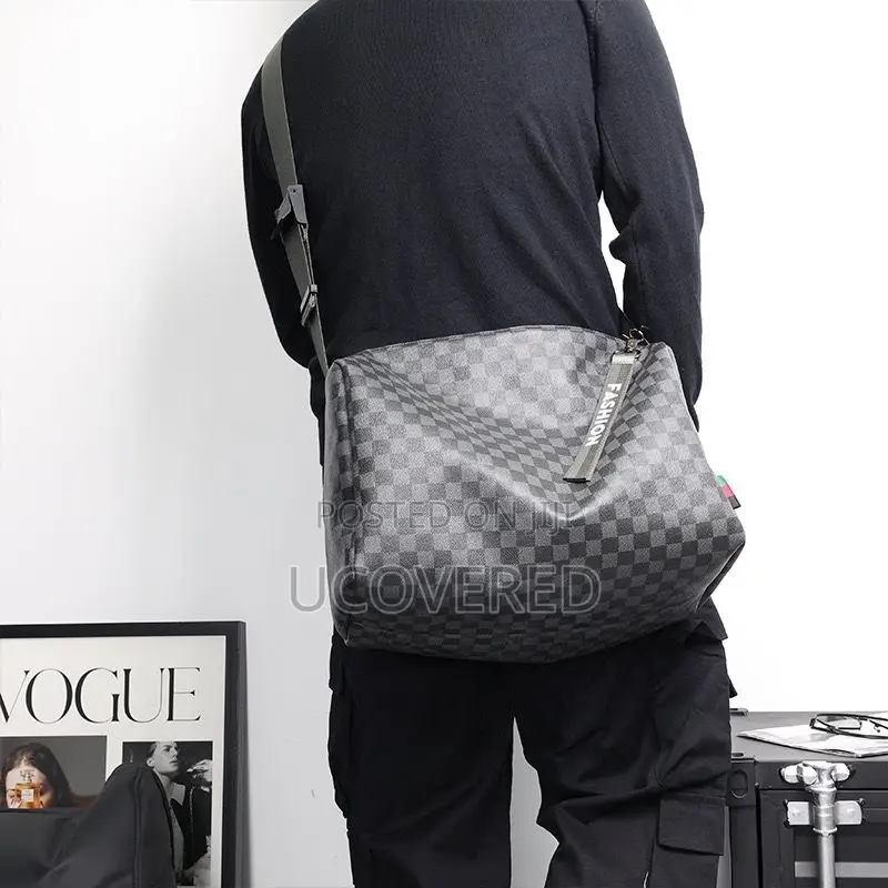 Genuine Leather Large Size Side/Shoulder Bag