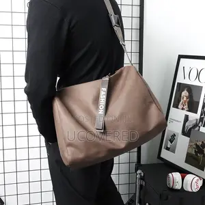 Genuine Leather Large Size Side/Shoulder Bag