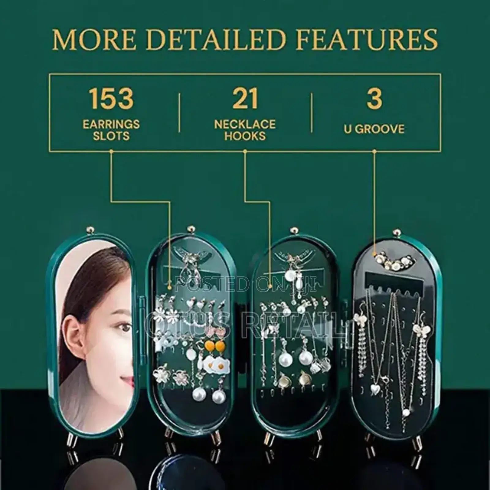 Desktop Jewelry Storage, Free Delivery