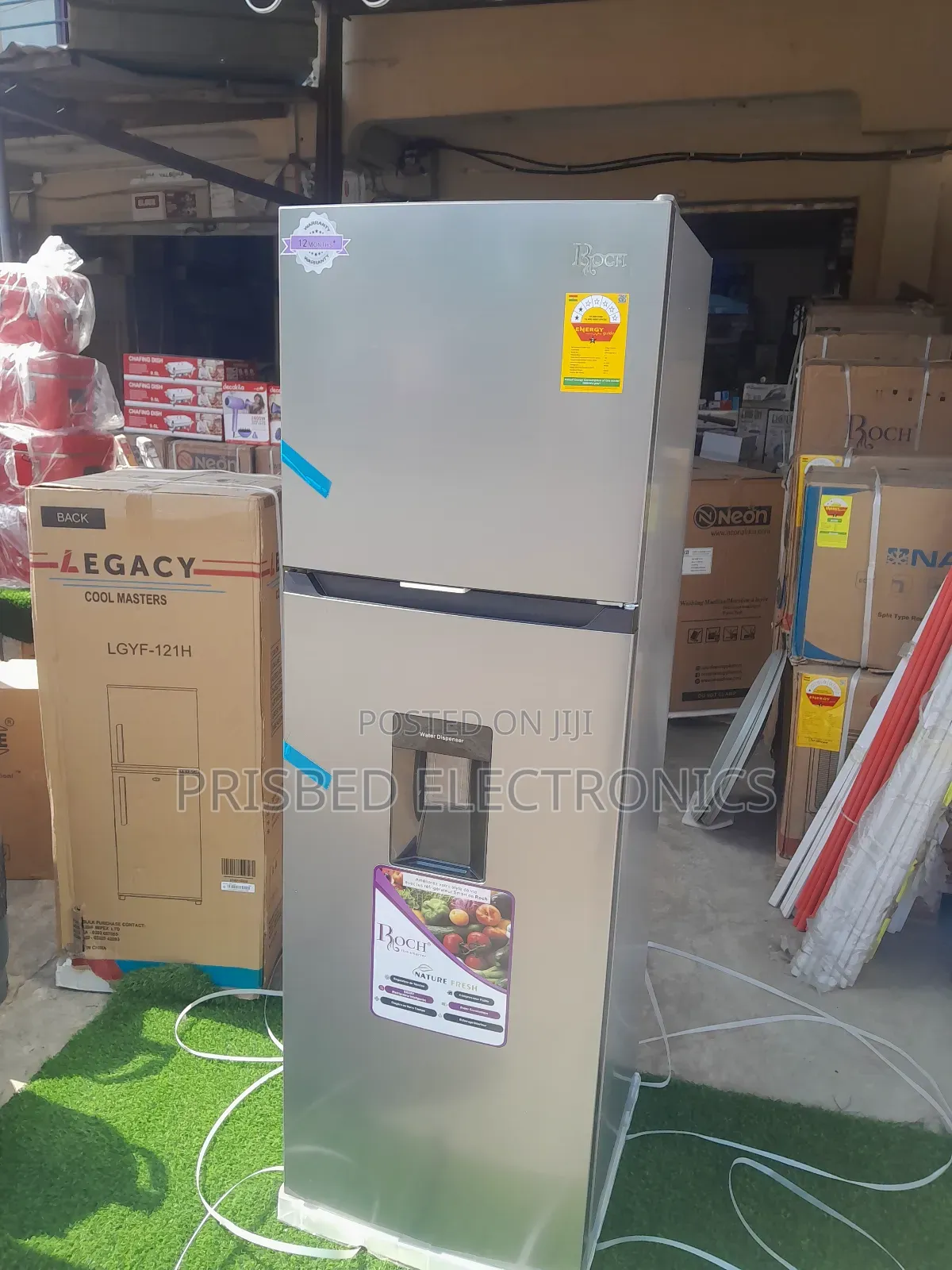 ROCH Durable Double Door Fridge 247 Litres (Frost Free)