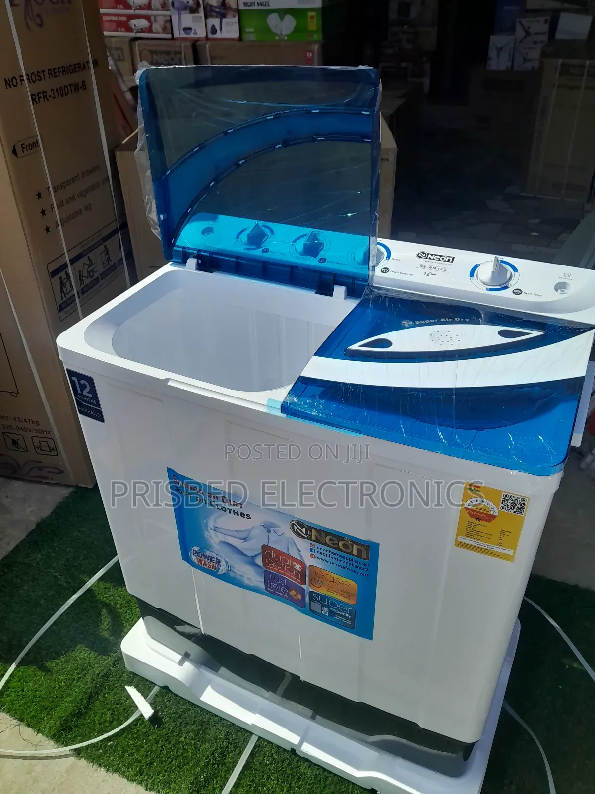 Neon Durable Washing Machine 12kg Twin Tub