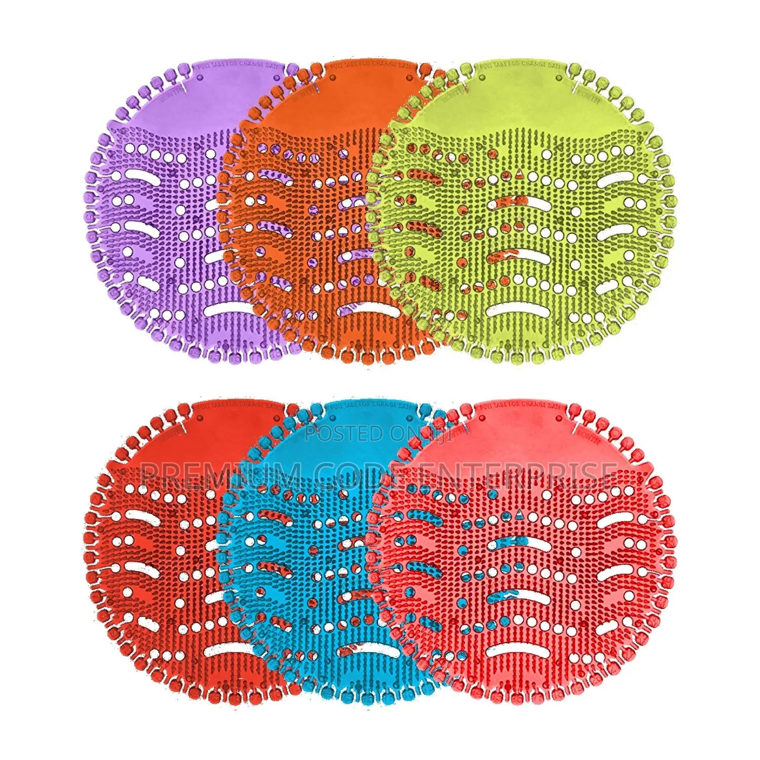 Urinal Screen Matt, All Fragrace (6pcs/Pack)