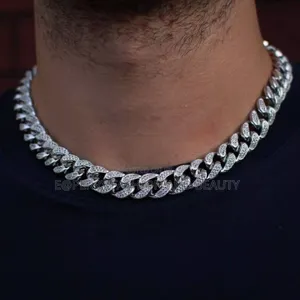 Silver Ice Cuban Chain