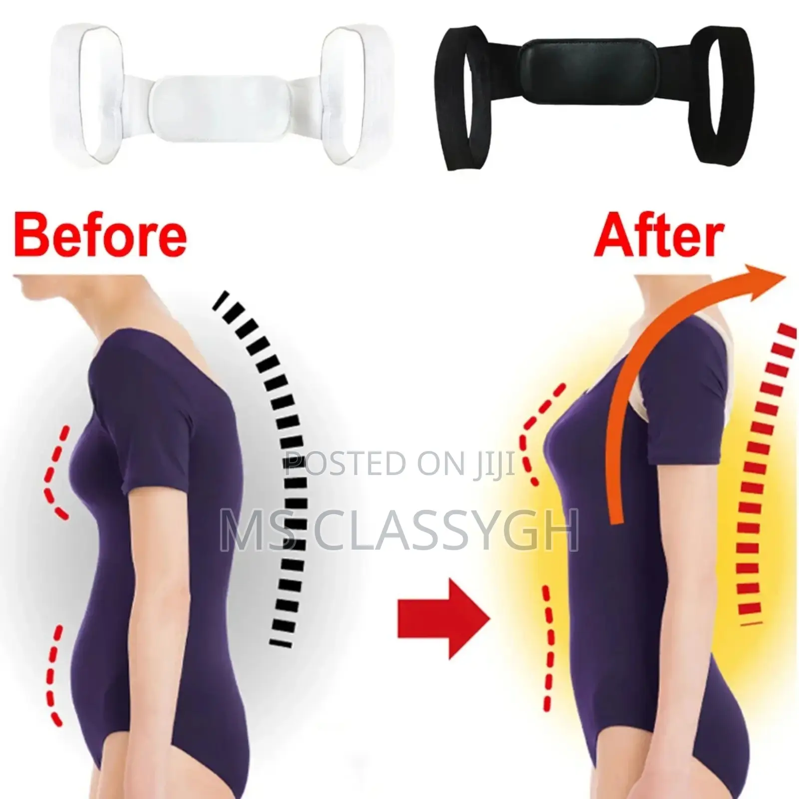 Back Posture Corrector Belt Adjustable Shoulder Neck Spine