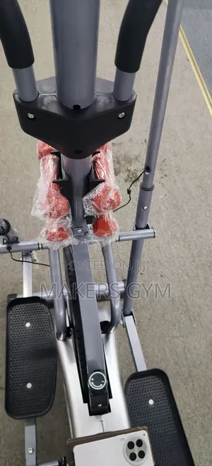 Elliptical Bike With Dumbbell.