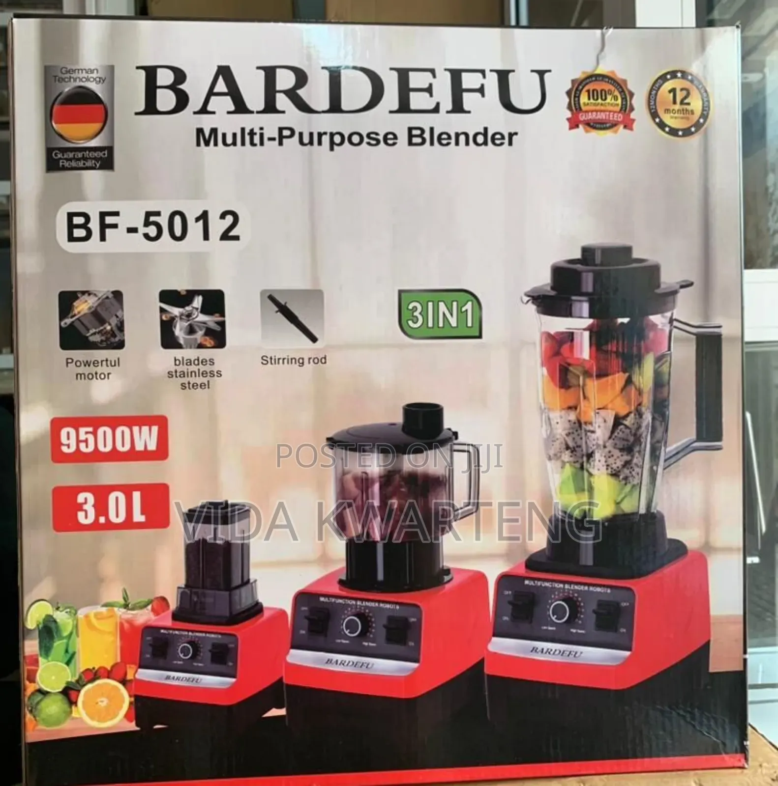 Quality 3 in 1 Bardefu Blender