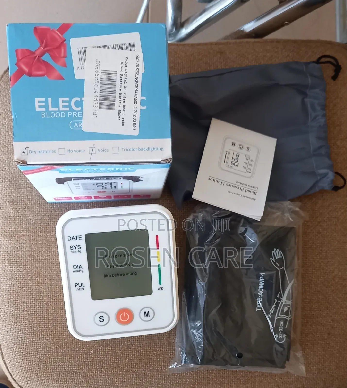 Voice Arm Blood Pressure Monitor Bp Machine Sphygmomanometer