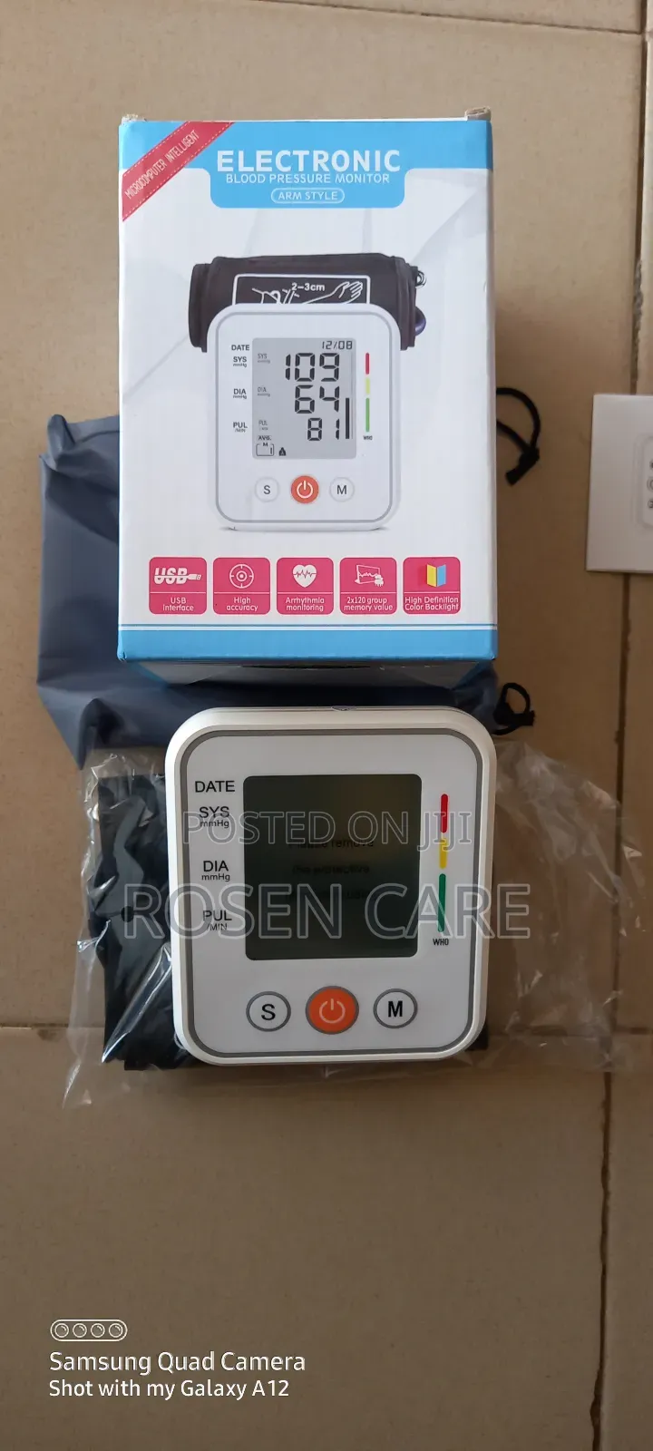 Voice Arm Blood Pressure Monitor Bp Machine Sphygmomanometer