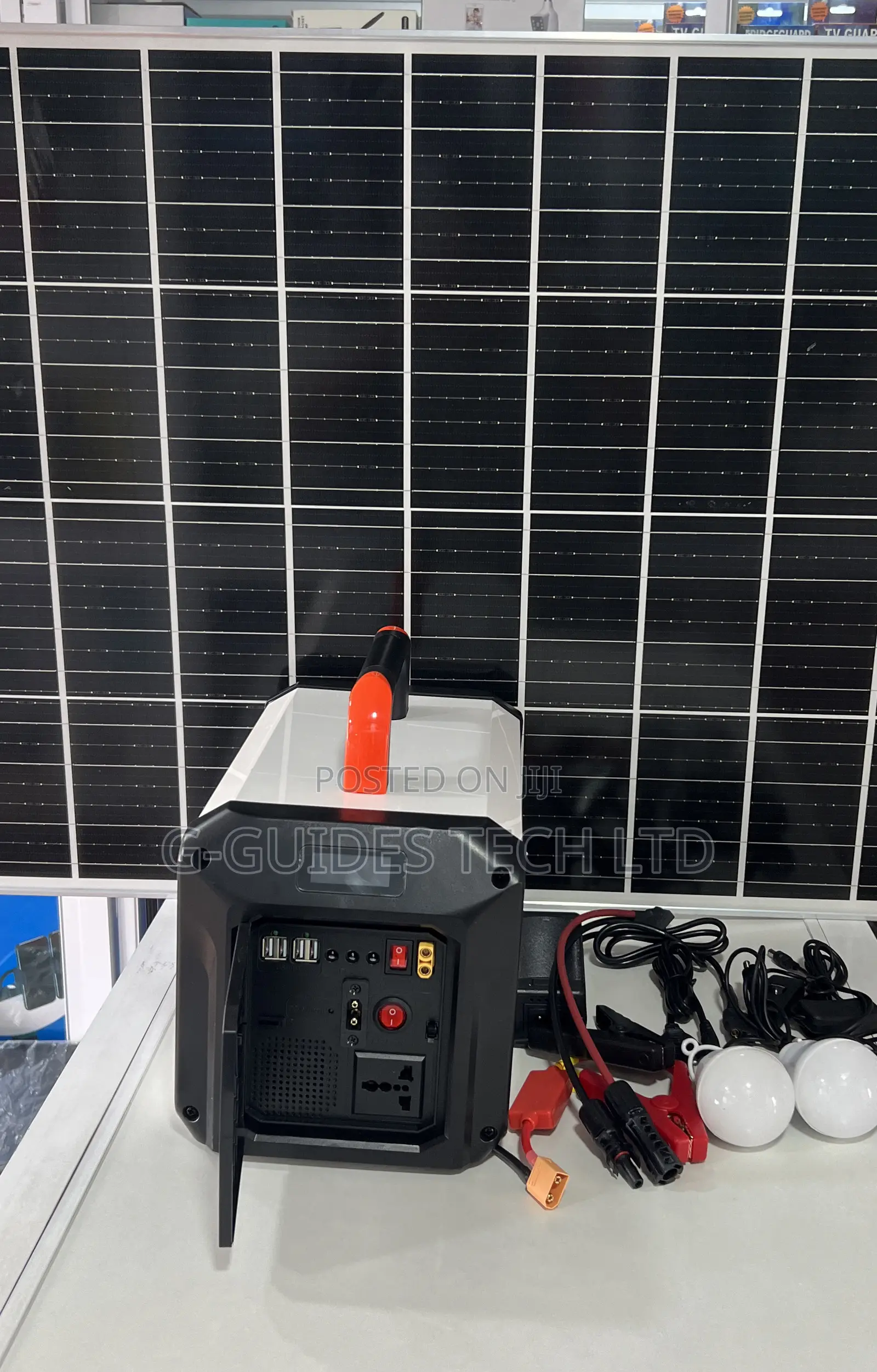 500w Multi-Function Portable Power Station With Solar Panel
