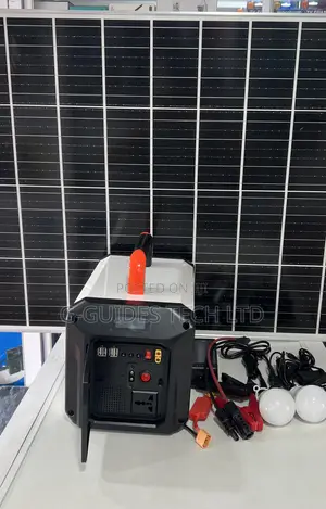 500w Multi-Function Portable Power Station With Solar Panel