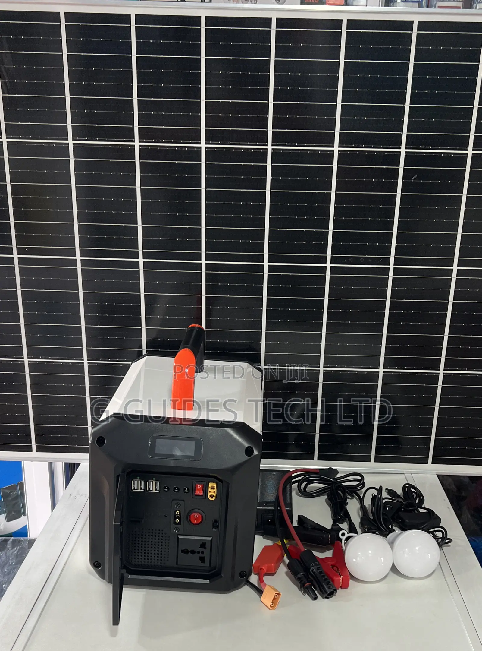 500w Multi-Function Portable Power Station With Solar Panel