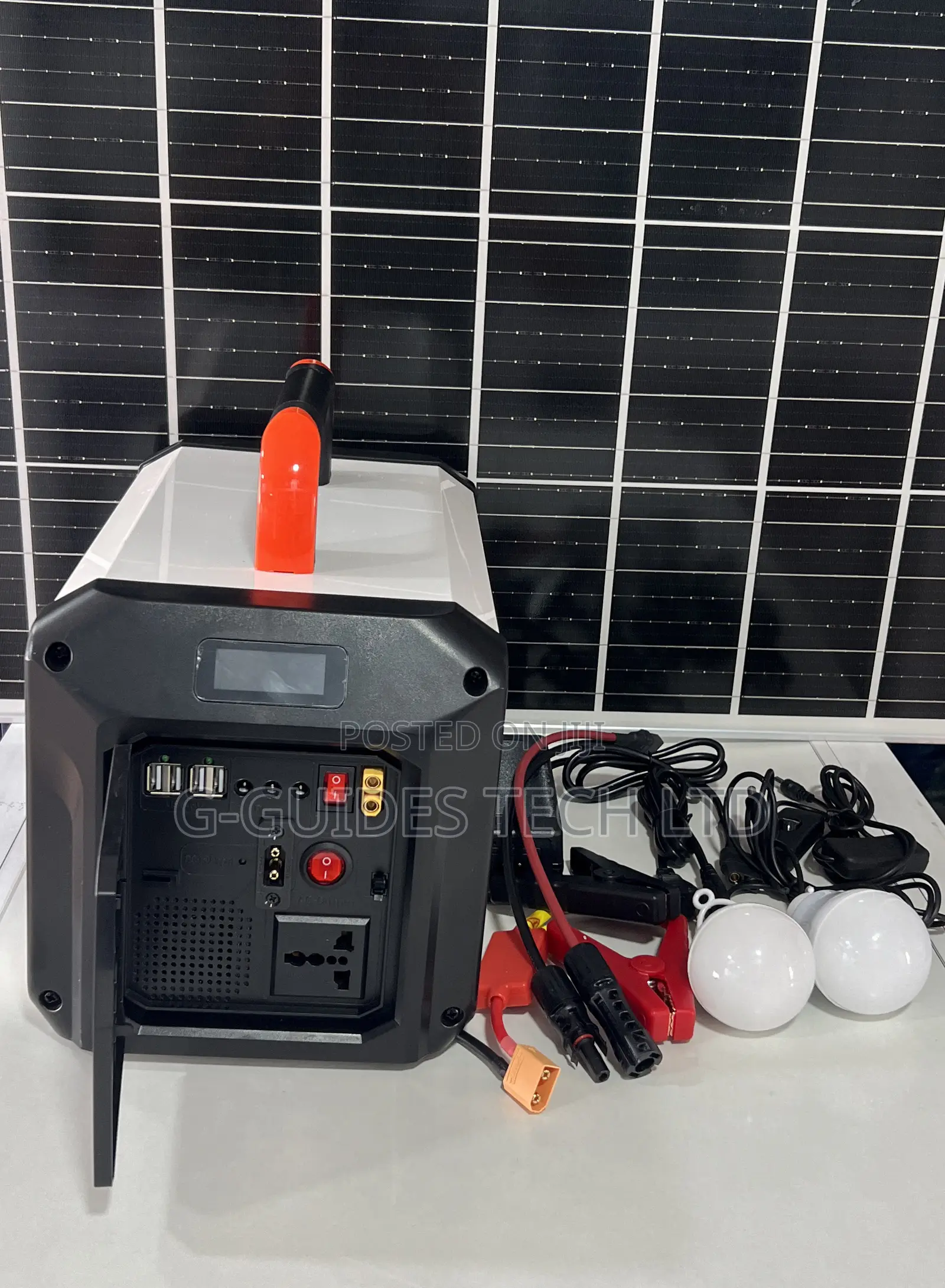 500w Multi-Function Portable Power Station With Solar Panel