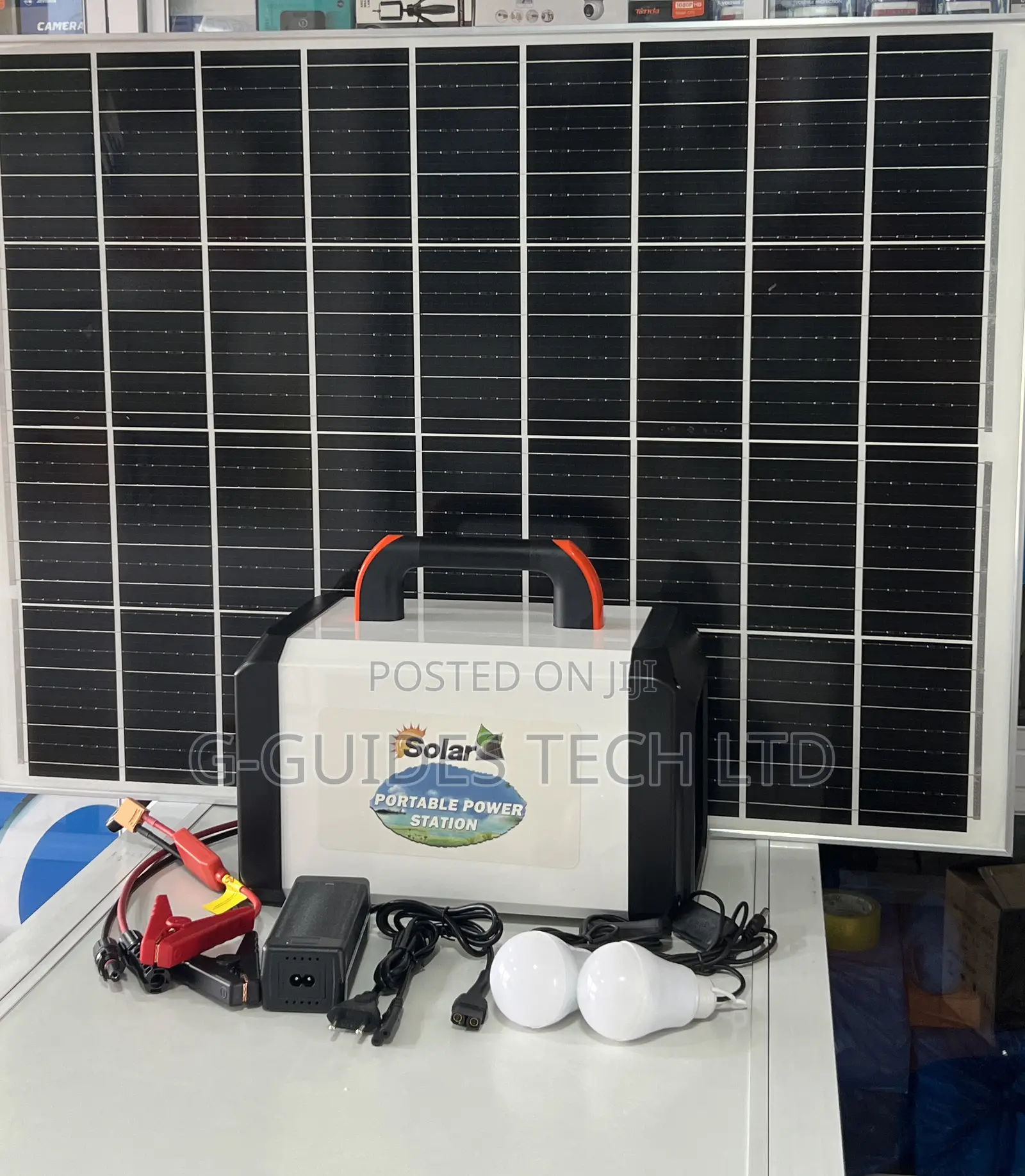 500w Multi-Function Portable Power Station With Solar Panel