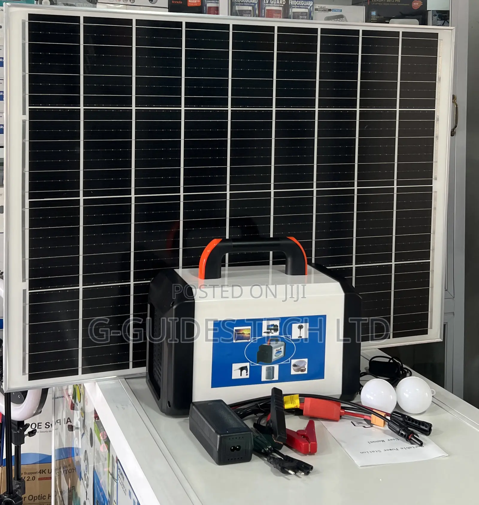 500w Multi-Function Portable Power Station With Solar Panel