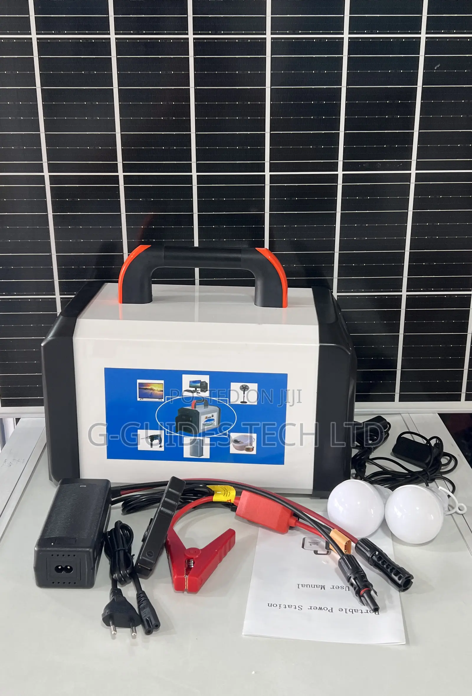 500w Multi-Function Portable Power Station With Solar Panel