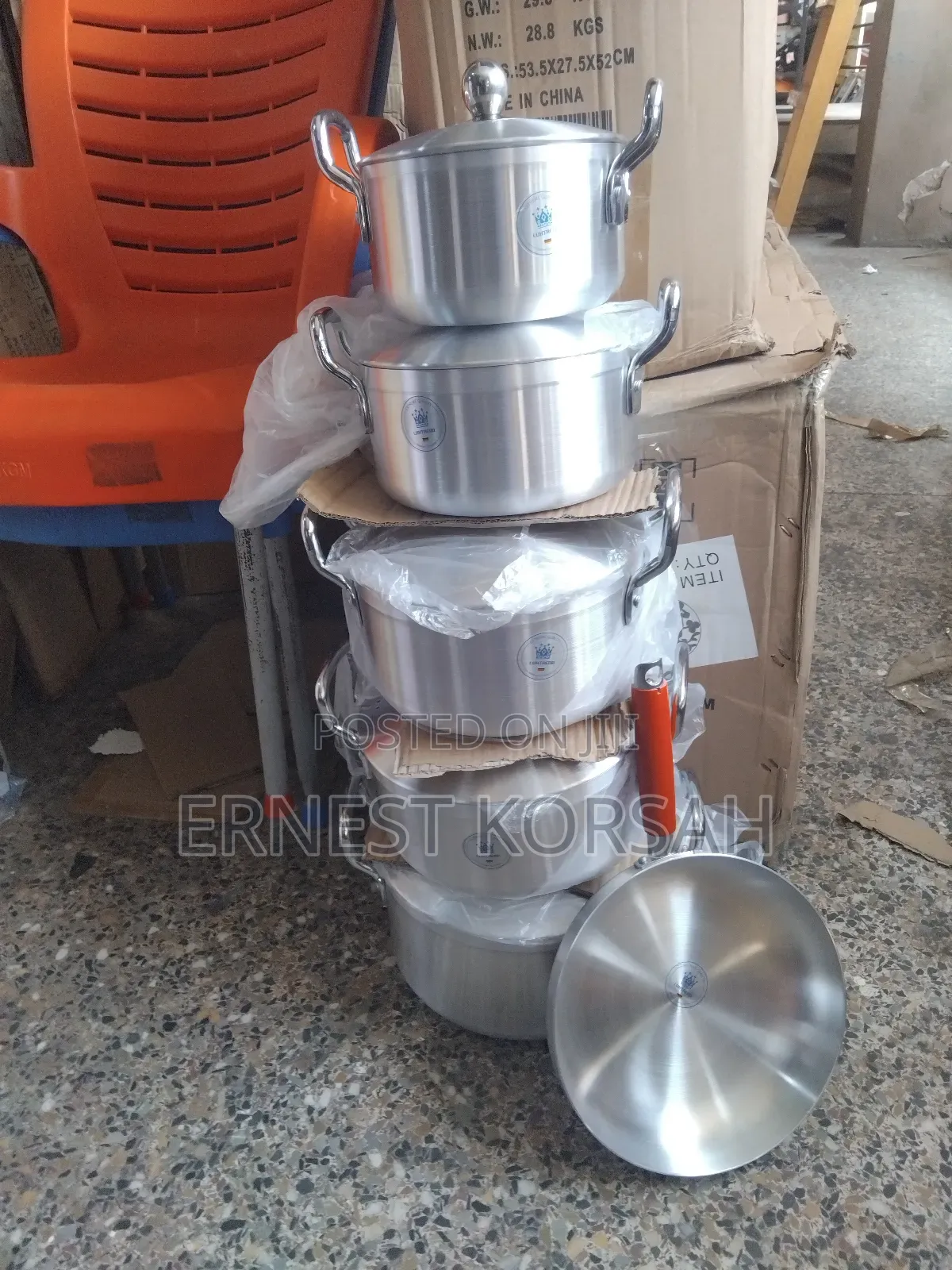 5 Sets Plus Frying Pan Extreme Quality Aluminium Cookware