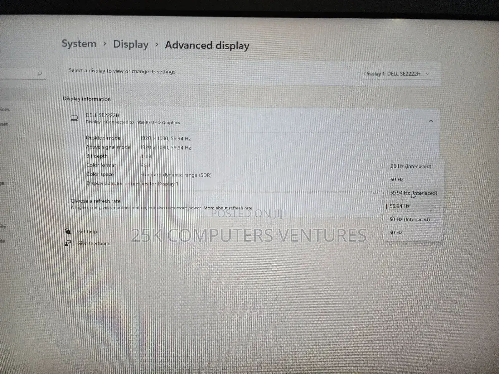 Dell 22′′ Full Hd Va Monitor 60hz Hdmi Vga Slim-Bezel Design