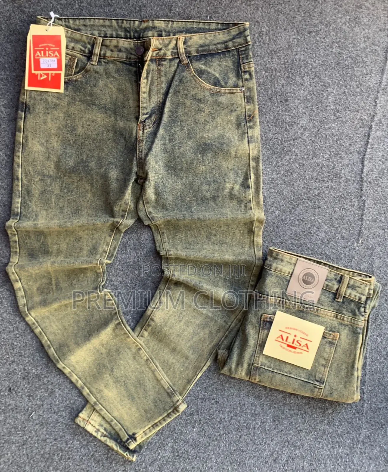 Brand New Dirty Colour Jeans Trousers for Men Available