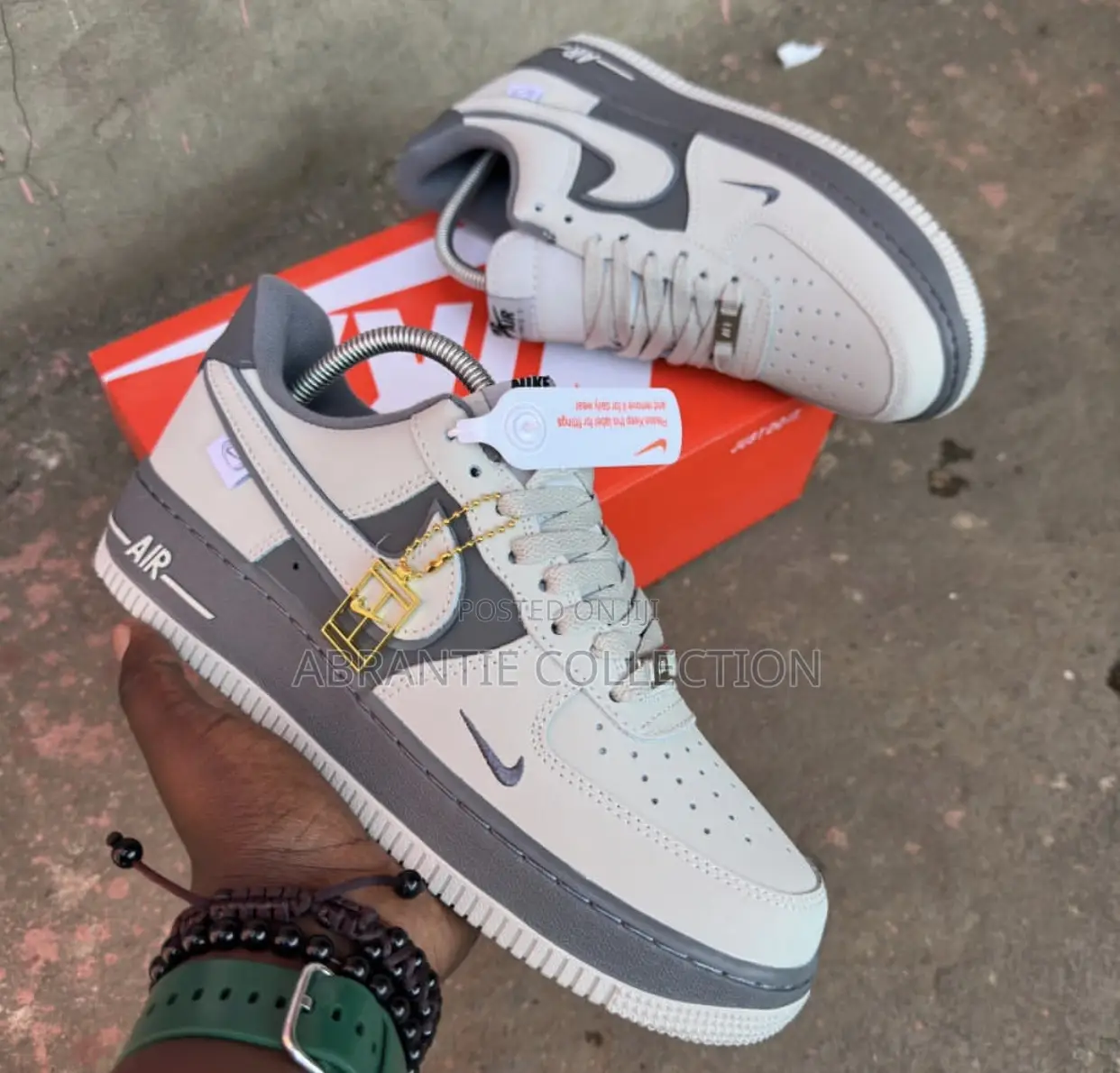 Nike Air Force 1 Custom Grey