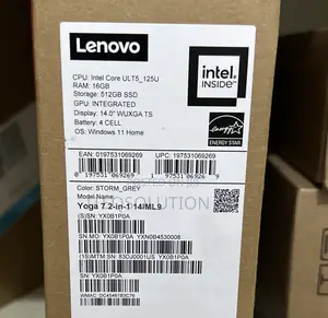 New Laptop Lenovo ThinkPad Yoga 16GB Intel Core Ultra 5 SSD 512GB