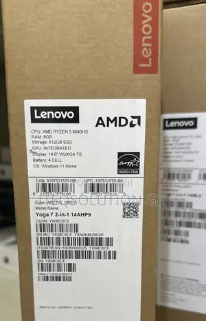 New Laptop Lenovo Yoga 700 8GB AMD Ryzen 5 SSD 512GB