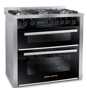 Experience the Burn of Nasco 5 Burner Gas Cooker With Oven