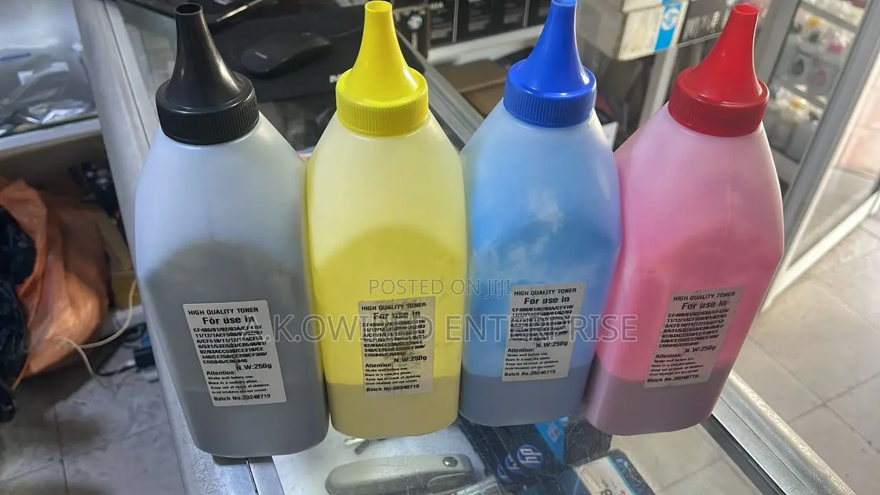 Authentic American Refill Color Toner 250gram B/Y/C/M