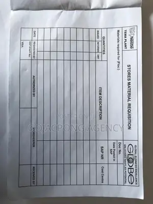Receipt, Invoice, Waybill, Day Books, Cash Deposit Slip Etc