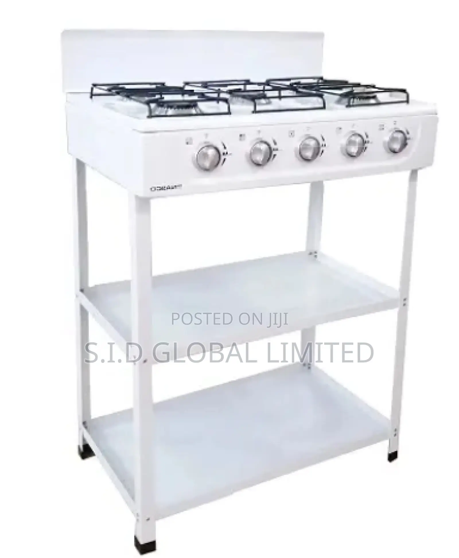 Burnt to Perfection of NASCO 5 BURNER GAS STOVE NASGS-K5BW-S