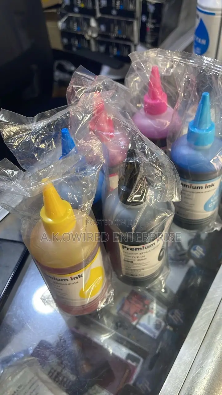 Dependable Refill Dye Ink 250ml B/Y/C/M